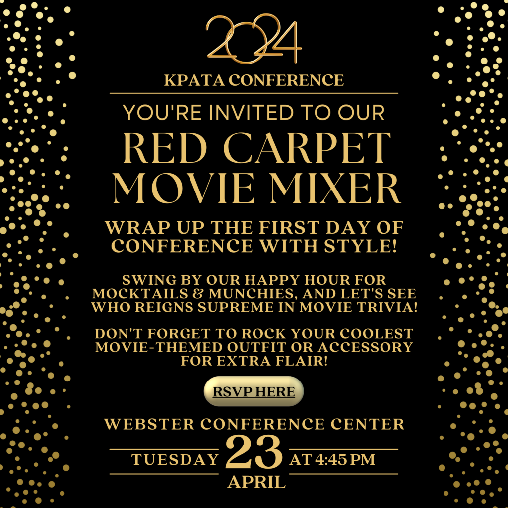 Wrap up the first day of Conference with Style! 

Swing by our Happy Hour for Mocktails & Munchies, and let's see who reigns supreme in Movie Trivia!

Don't forget to rock your coolest Movie-themed outfit or accessory for extra flair!

Tuesday April 23rd 
4:45pm
Webster Conference Center